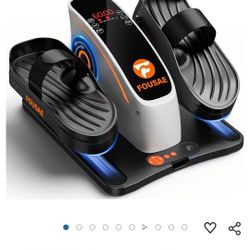 Under Desk Elliptical Exercise Machine, Ellipse Leg Exerciser As Seen On TV with 15 Adjustable Speeds, Fully Assembled Pedal Exerciser for Seniors wit