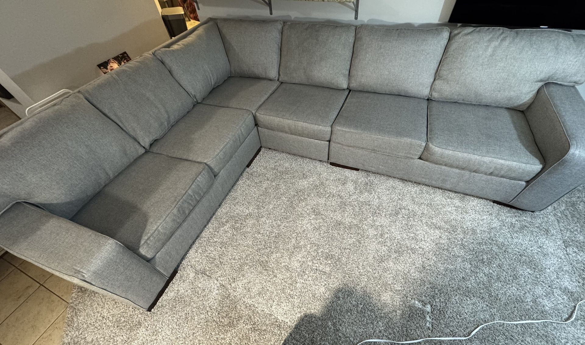 Ashley Furniture Large Gray Sectional Sofa – Modular, Clean, Great Condition