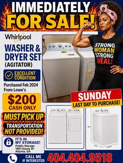 Whirlpool Washer/Dryer Set