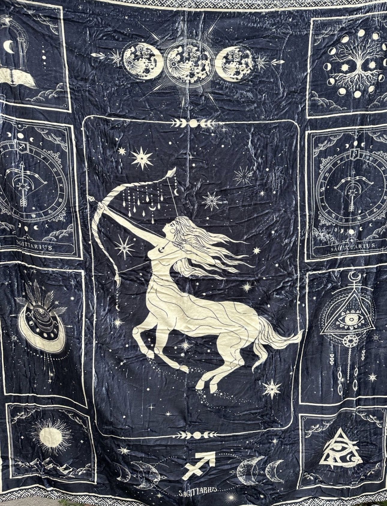 Horoscope Sagittarius Blanket Full Size