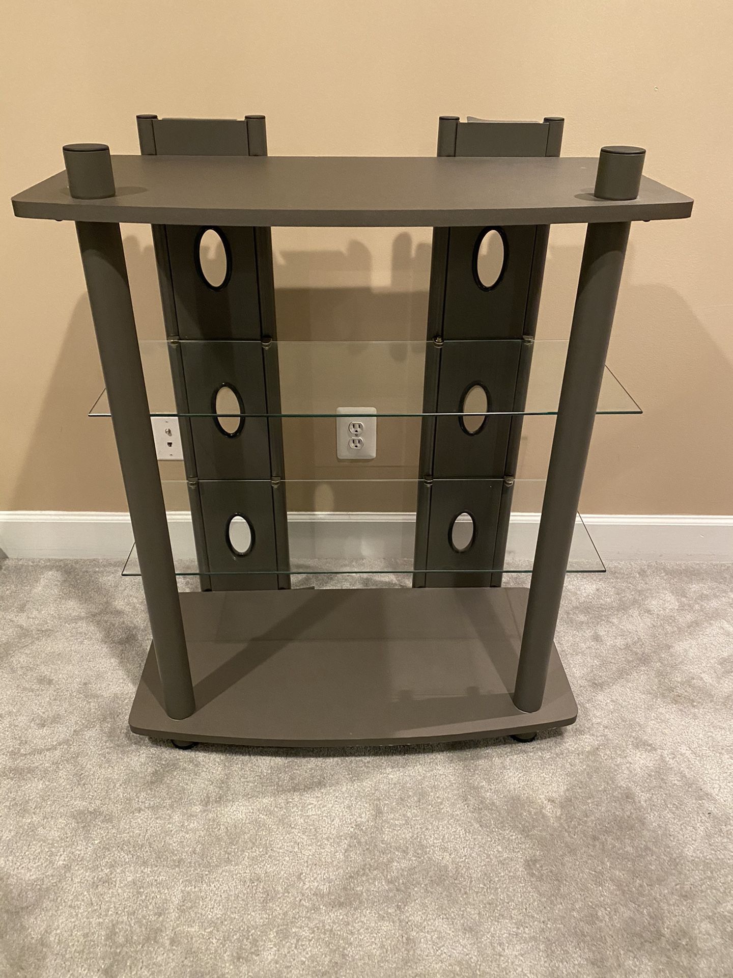 Beautiful Metal and Glass shelf - in great condition