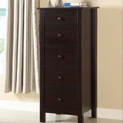 Compact five drawer chest, Storage Cabinet, new 