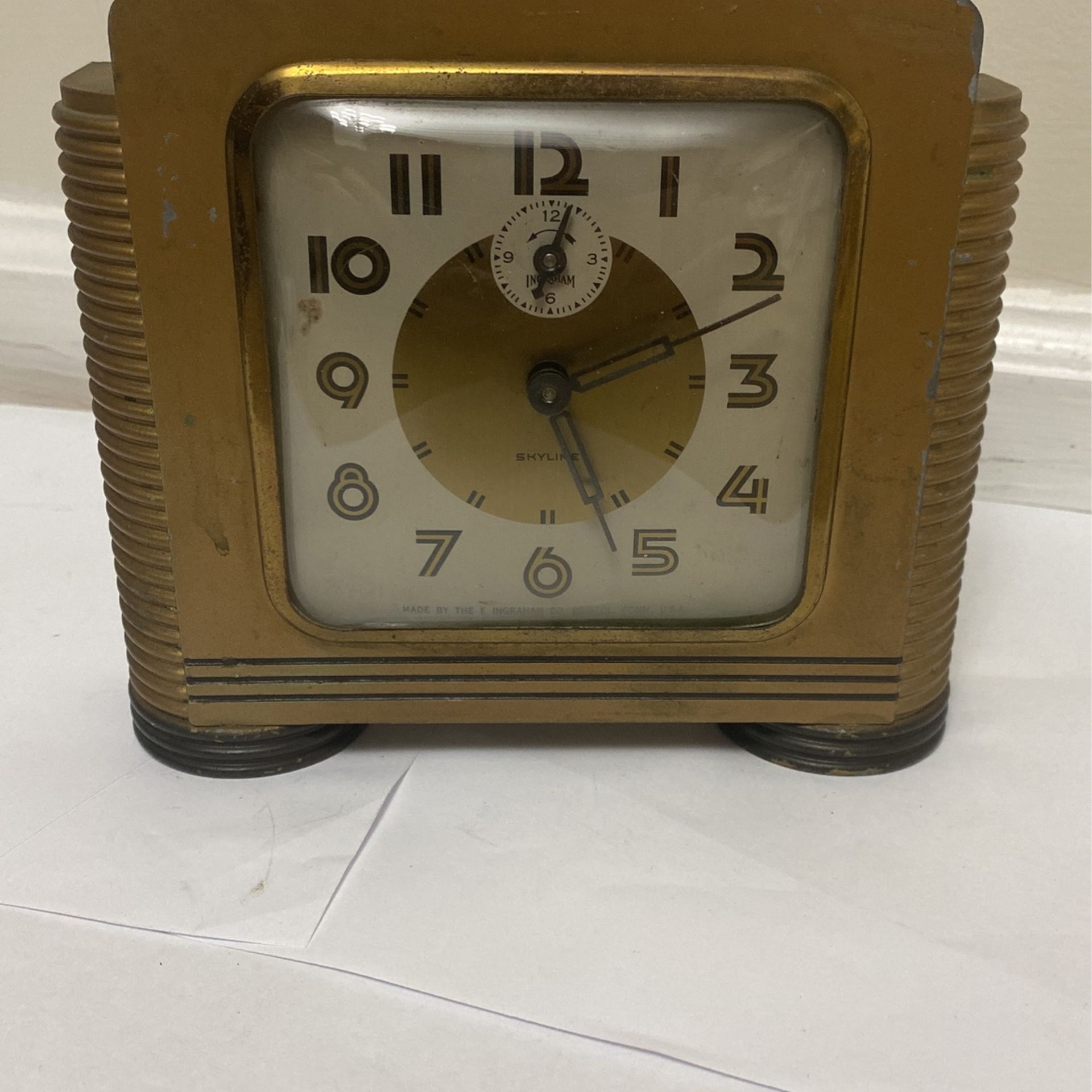 Ingraham Alarm Clock Vintage 