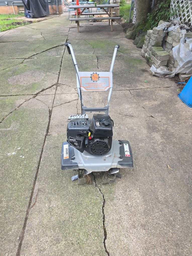 Kohler Tiller with a 6.5 HP engine.