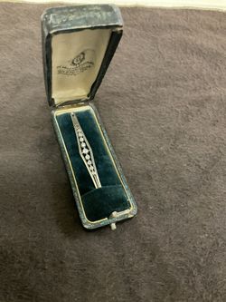 Antique Gold And Diamond Broach 