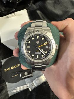 **San Martin SN0054-G-B1 GMT Automatic 39mm Sapphire 100M**