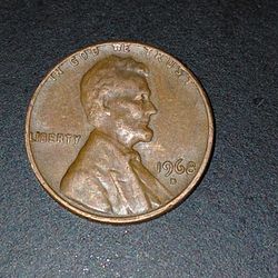 1968 D Penny Rare 