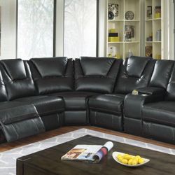 Power Reclining Sectional In Stock For Fast Delivery 