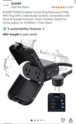 Smart outdoor plug