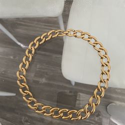 Gold Plated Monet Necklace 