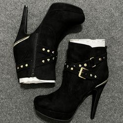 gbg los angeles deeks platform dress booties Heels 