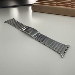 42mm Silver Link Bracelet Apple Watch Band