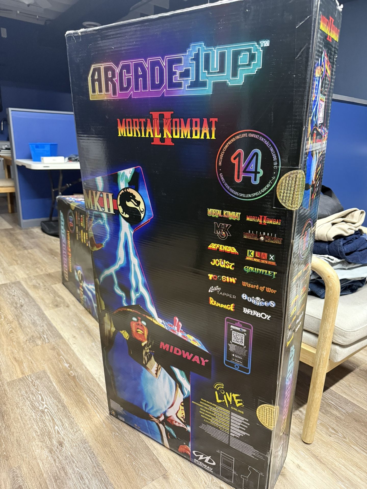 Mortal Kombat 14 In 1 Arcade 1 Up Game Machine