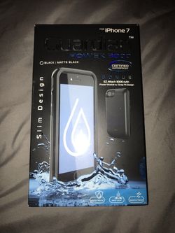 Waterproof case for iPhone 7 with battery pack