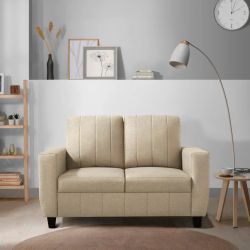 Sofa Bae - 2 Seater Sofa (Fabric, Pebble Brown)