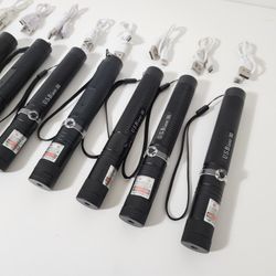 10pcs 303 USB Green & Red Focus L. Pointer Pen
