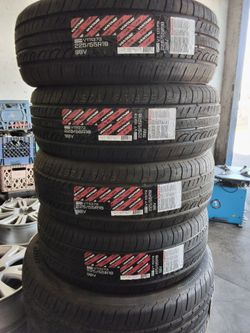 4-new tire 225 55 18 mount y balance (firm price)