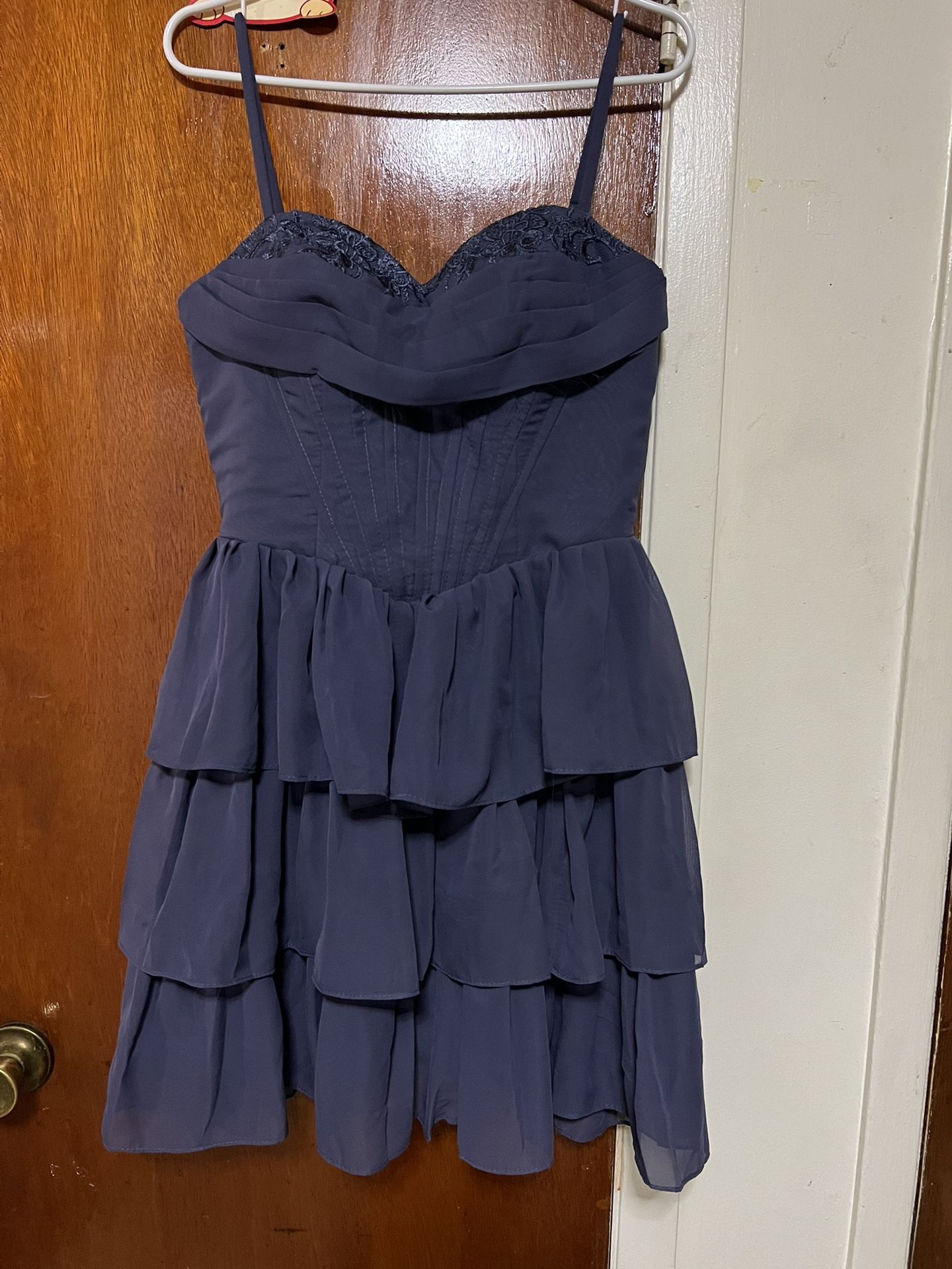 Navy Blue Short Dress