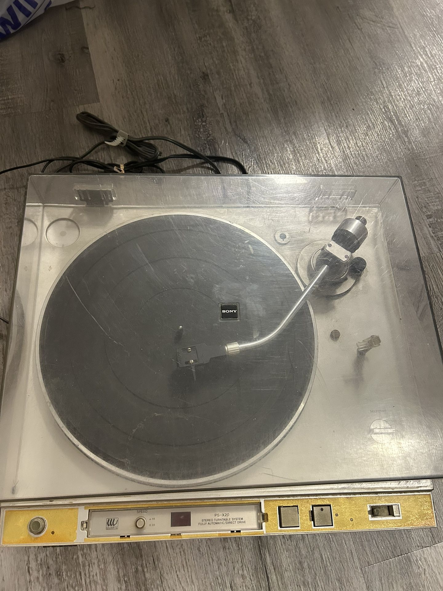 Sony Record Player 
