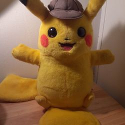 Talking Pokemon Detective Pikachu Movie plush

