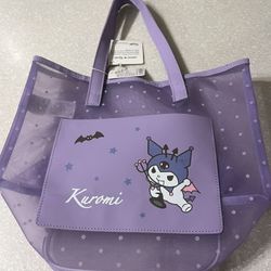 Kuromi Mesh Tote Bag – MINISO (New with Tags)