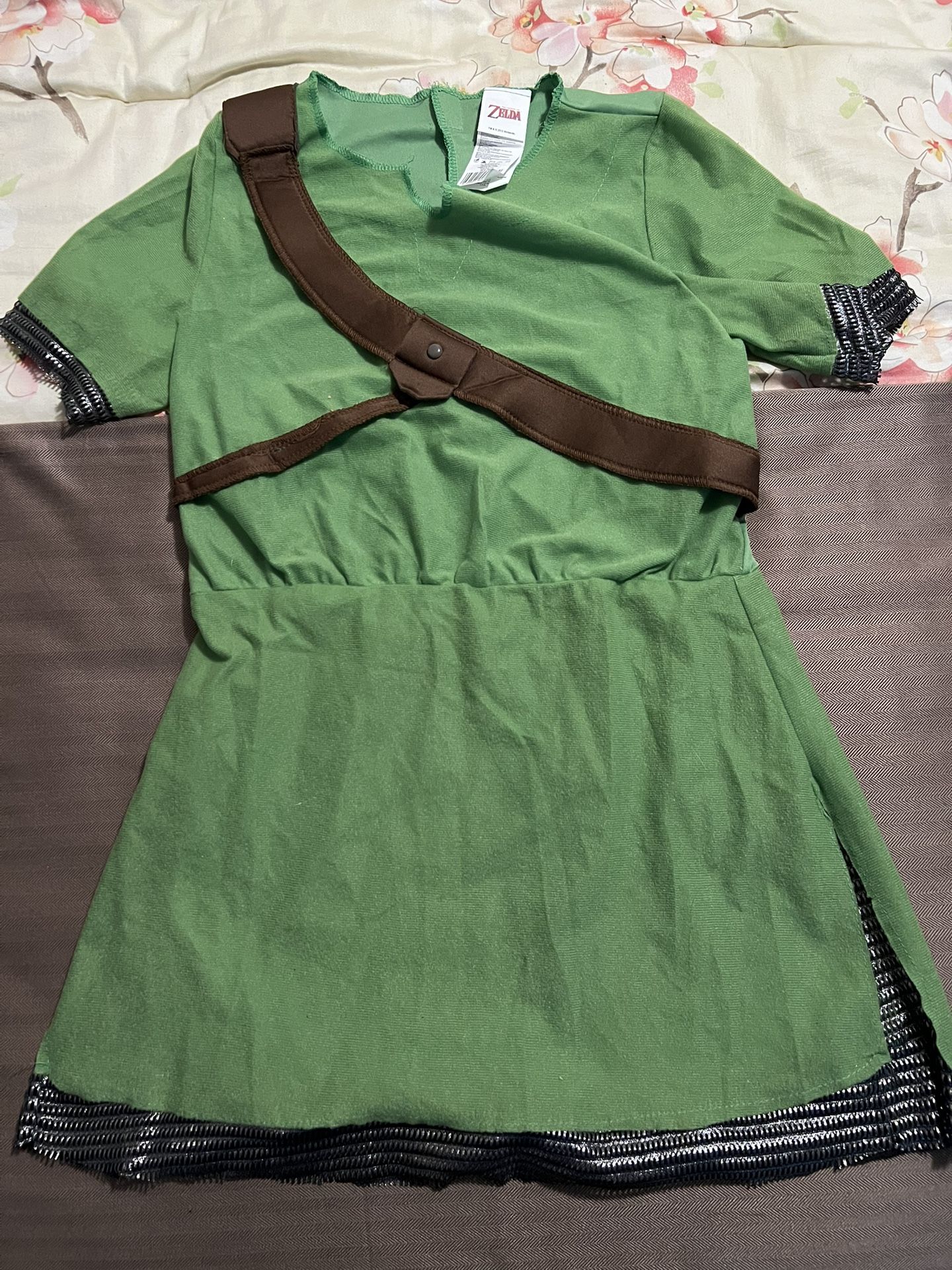 Legend Of Zelda Boy's Link Classic Green Costume Size XL 14-16 Tunic Only