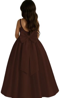Children’s Brown Silk Dress