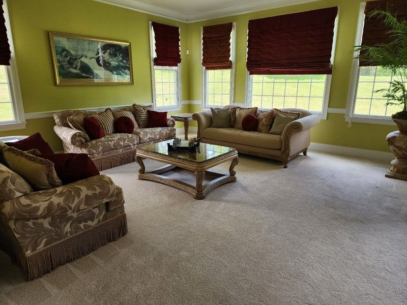 FULL LIVING ROOM SET – SOFAS + COFFEE TABLE + 2 END TABLES