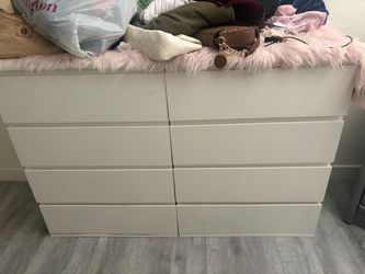 White dresser