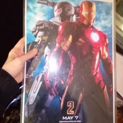 Collectors Iron Man 2 Vinyl Poster.