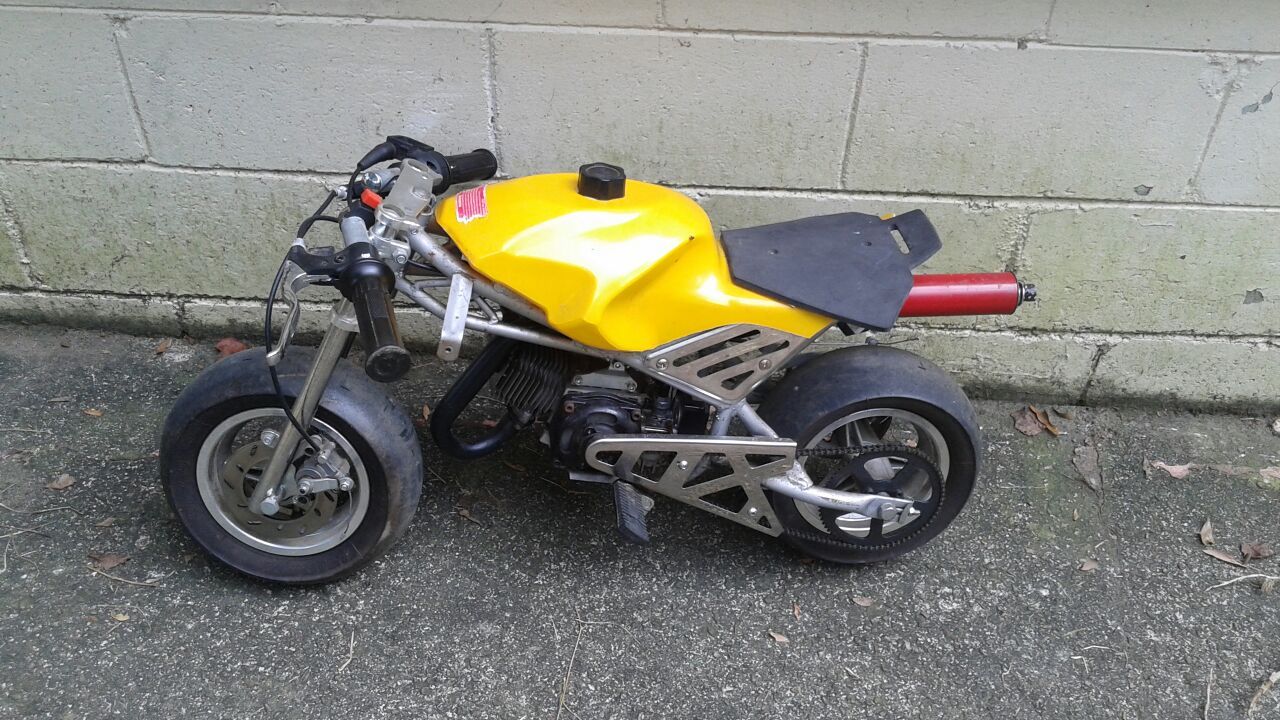 Quibo two stroke pocket bike
