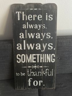 Hobby Lobby There Is Always Something To Be Thankful For Sign