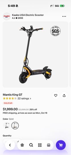 Electric scooter Kaabo