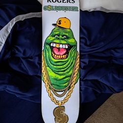 Brand New Selfish Skateboard Goldbusters Slime Graphic 