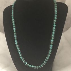 Lucky Brand Blue Gemstones Necklace Boho Style 