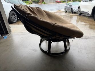 Papasan chair with cushion 50”