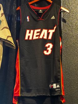 Vintage Adidas Miami Heat Dwyane Wade #3 Jersey - Men’s Small (+2 Length)