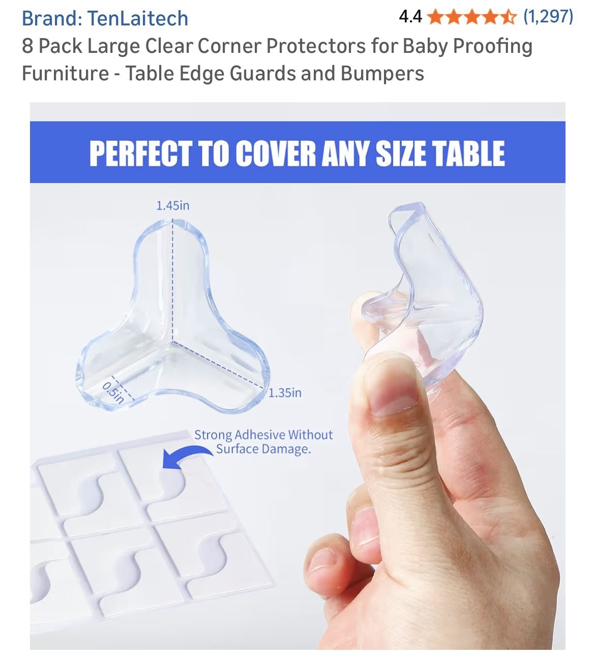 Table Corner Stick-ons