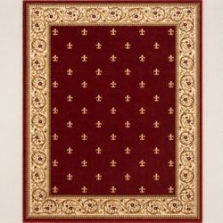 Well Woven Barclay Fleur De Lis Area Rug 7’10” x 9’10” New