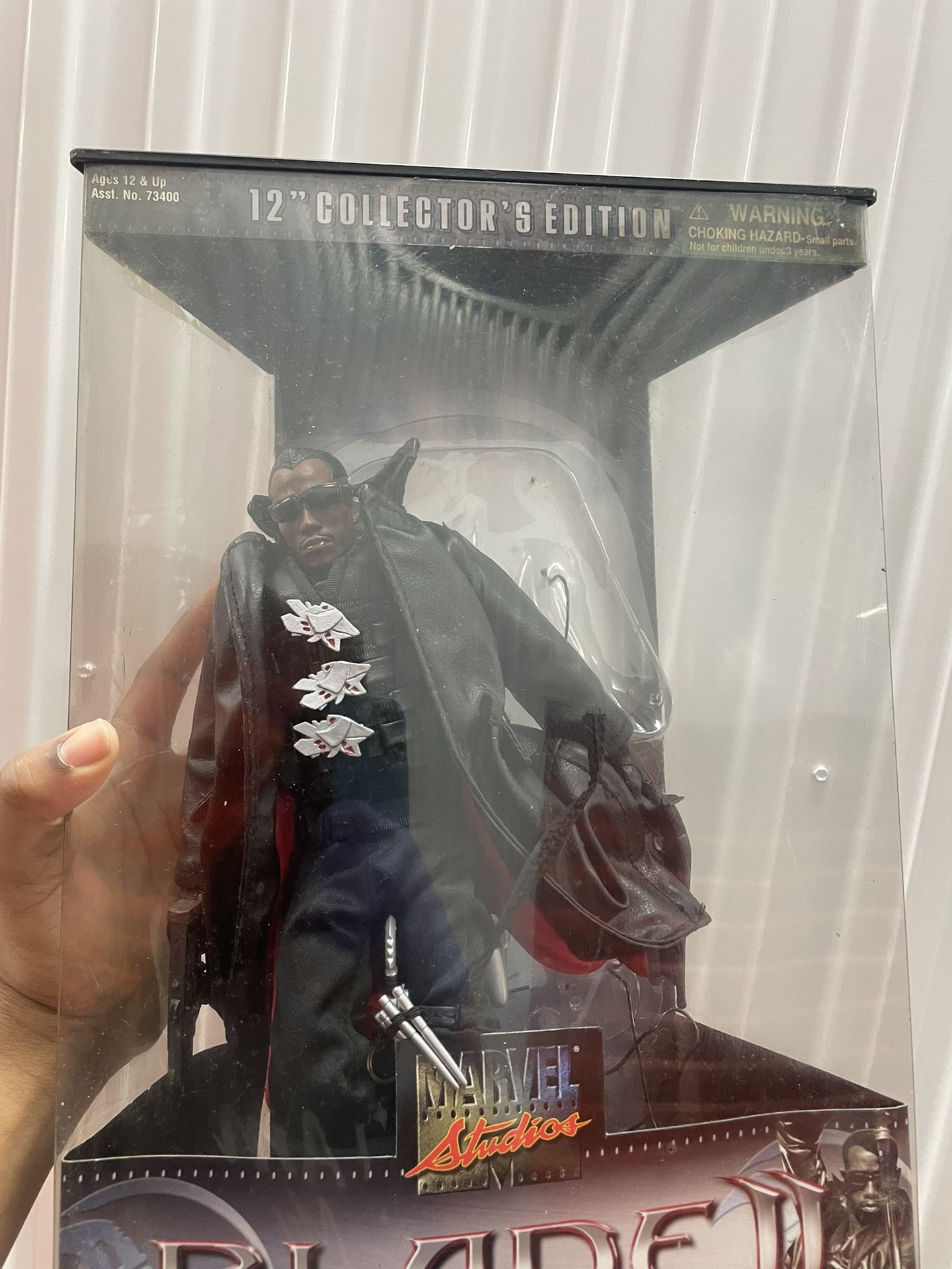 Marvel Studios Blade ii Collectors Edition 12” 2002 Toy Biz Wesley Snipes NRFB