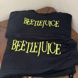 Beetlejuice Sweater And Jogger Set XXL