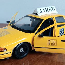 1/18th Scale Diecast Yellow Chevy Caprice