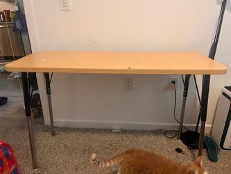 Sturdy Tables for sale. Light oak and light walnut table. Perfect for apartments