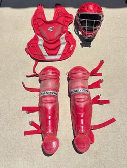 Easton Youth Catchers Gear Red