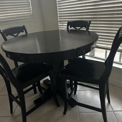 Free dining room table with four chairs