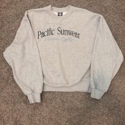 Grey Oversized Crewneck