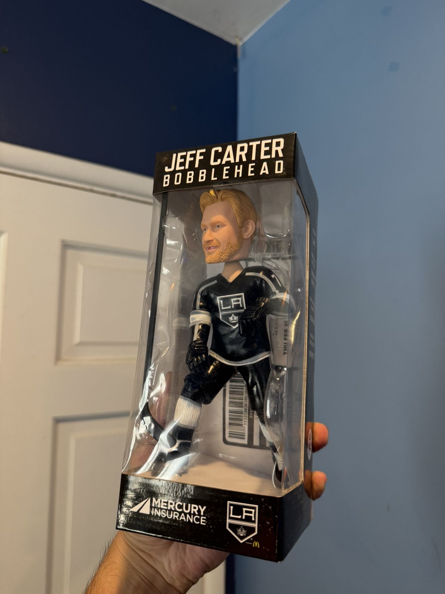 Jeff Carter Bobble Head, La Kings New
