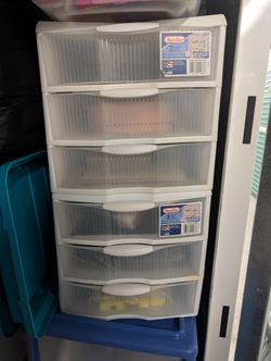 Sterlite 3-Drawer Organizer (8.5x11) - Two Sets