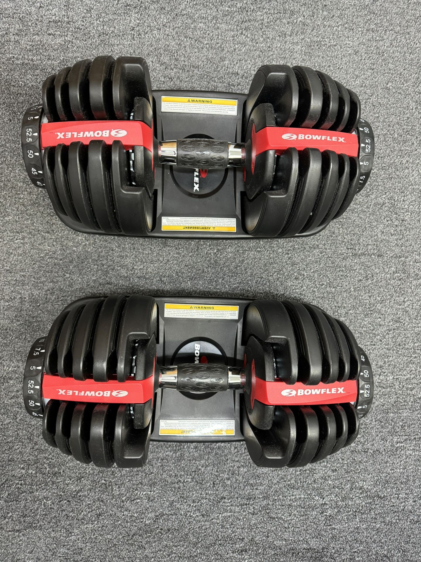 Select 552 Bowflex Select 552 Adjustable Dumbbell Weights Like New for Sale in ...