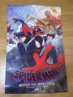 Spider man into the spider verse poster